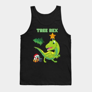 Tree Rex Christmas, Tree Rex, Dinosaur Christmas, Christmas Dinosaur, Dinosaur Lover, Dinosaur Gift Idea, T Rex Christmas, Dinosaur Xmas, Funny Dinosaur Christmas Tank Top